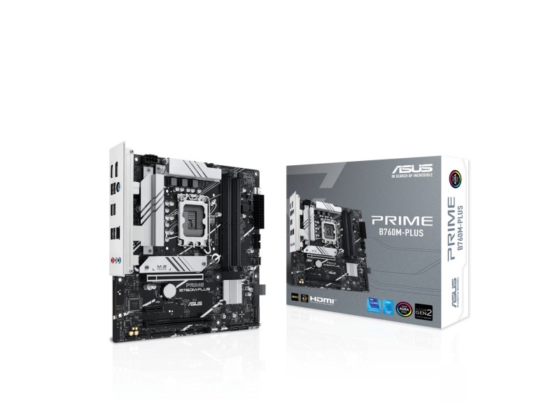ASUS PRIME B760M-PLUS Intel B760 LGA 1700 micro ATX 90MB1GY0-M0EAY0 – ASUS Дънни платки