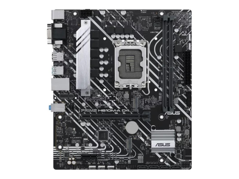 ASUS PRIME H610M-A D4-CSM Intel H610 LGA 1700 micro ATX 90MB19P0-M0EAYC – ASUS Дънни платки