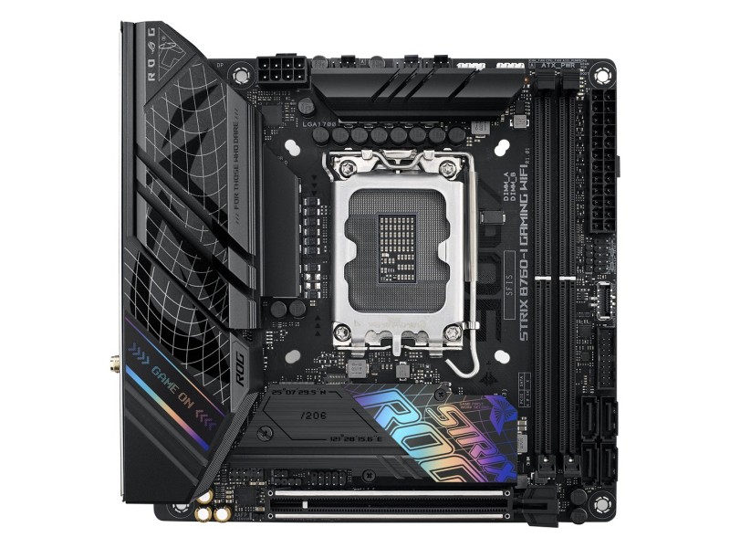 ASUS ROG STRIX B760-I GAMING WIFI Intel B760 LGA 1700 mini ITX 90MB1D90-M1EAY0 – ASUS Дънни платки