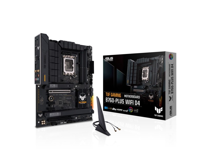 ASUS TUF GAMING B760-PLUS WIFI D4 Intel B760 LGA 1700 ATX 90MB1DF0-M1EAY0 – ASUS Дънни платки