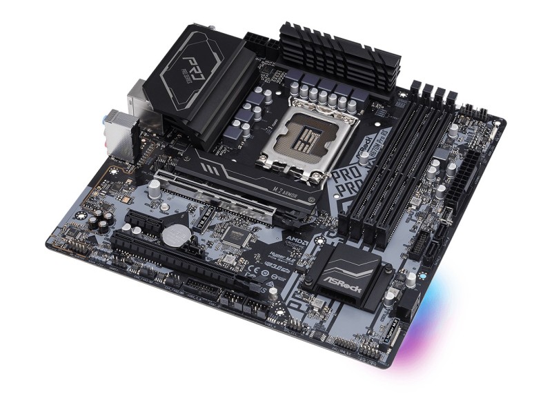 Asrock H670M Pro RS Intel H670 LGA 1700 micro ATX H670M PRO RS – ASROCK Дънни платки