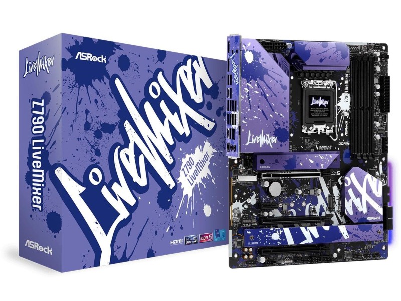 Asrock Z790 LiveMixer Intel Z790 LGA 1700 ATX Z790 LiveMixer – ASROCK Дънни платки