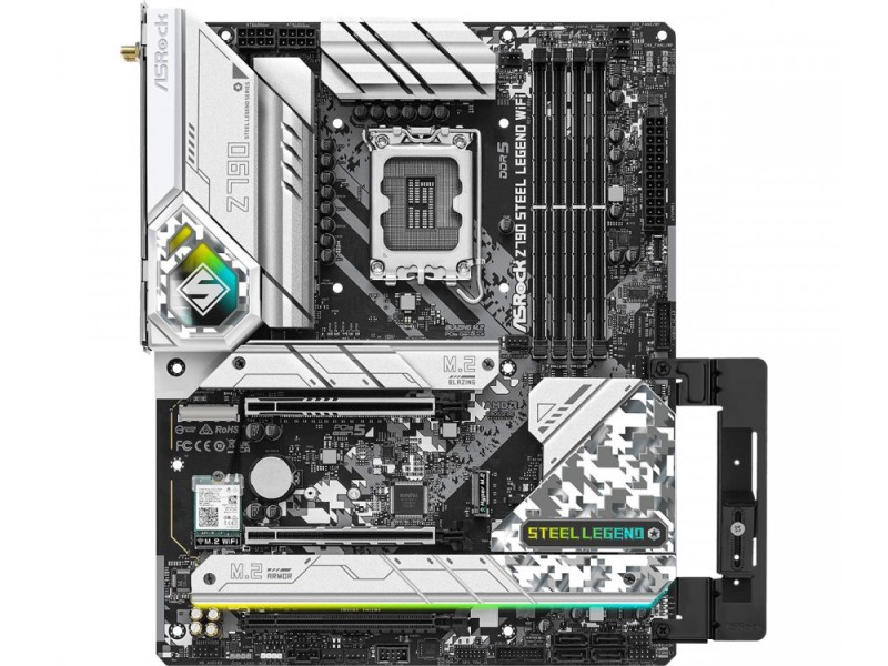 Asrock Z790 Steel Legend WiFi Intel Z790 LGA 1700 ATX Z790 STEEL LEGEND WiFi – ASROCK Дънни платки