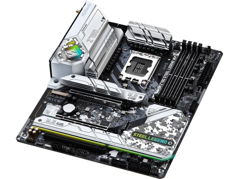 Asrock Z790 Steel Legend WiFi Intel Z790 LGA 1700 ATX Z790 STEEL LEGEND WiFi – ASROCK Дънни платки