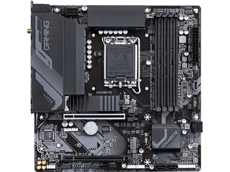 Gigabyte B760M GAMING X AX DDR5 motherboard LGA 1700 micro ATX B760M GAMING X AX – GIGABYTE Дънни платки