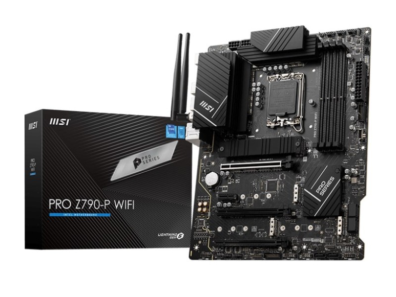 MSI PRO Z790-P WIFI motherboard Intel Z790 LGA 1700 ATX 7E06-001R – MSI  Дънни платки
