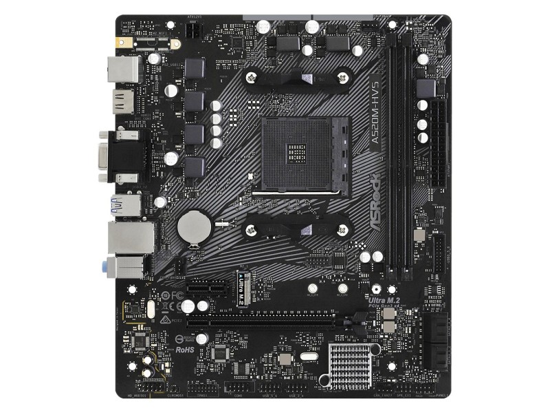 Asrock A520M-HVS AMD A520 Socket AM4 micro ATX A520M-HVS – ASROCK Дънни платки