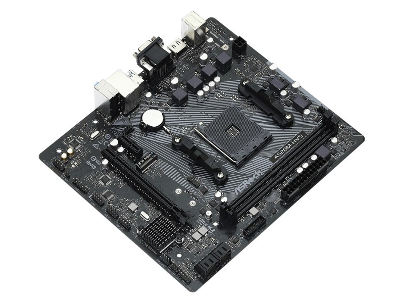 Asrock A520M-HVS AMD A520 Socket AM4 micro ATX A520M-HVS – ASROCK Дънни платки