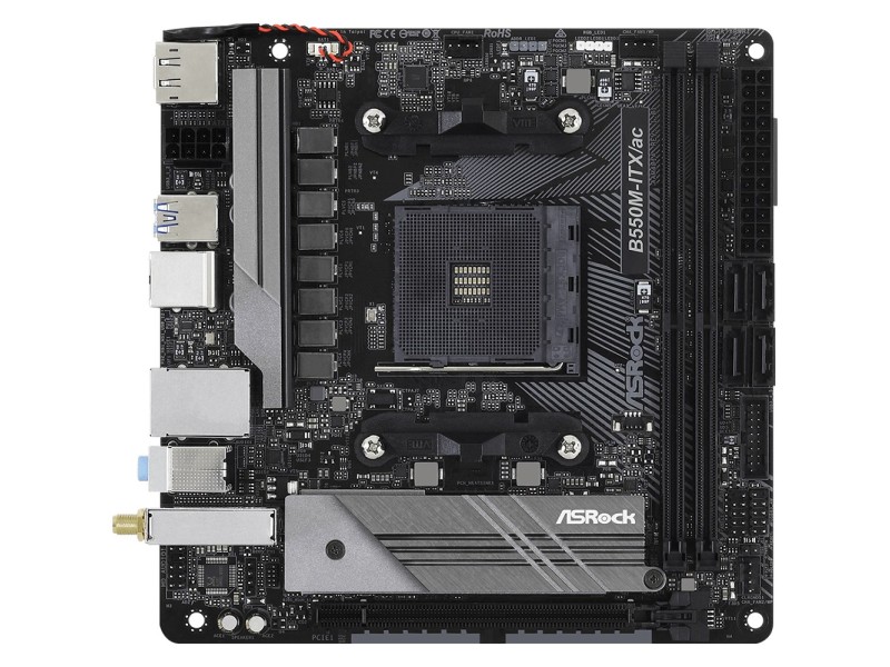 Asrock B550M-ITX/ac Socket AM4 mini ITX AMD  B550 B550M-ITX/AC – ASROCK Дънни платки