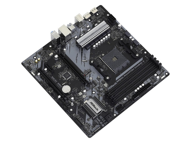 Asrock B550M Phantom Gaming 4 Socket AM4 micro ATX AMD  B550 B550M PHANTOM GAMING 4 – ASROCK Дънни платки