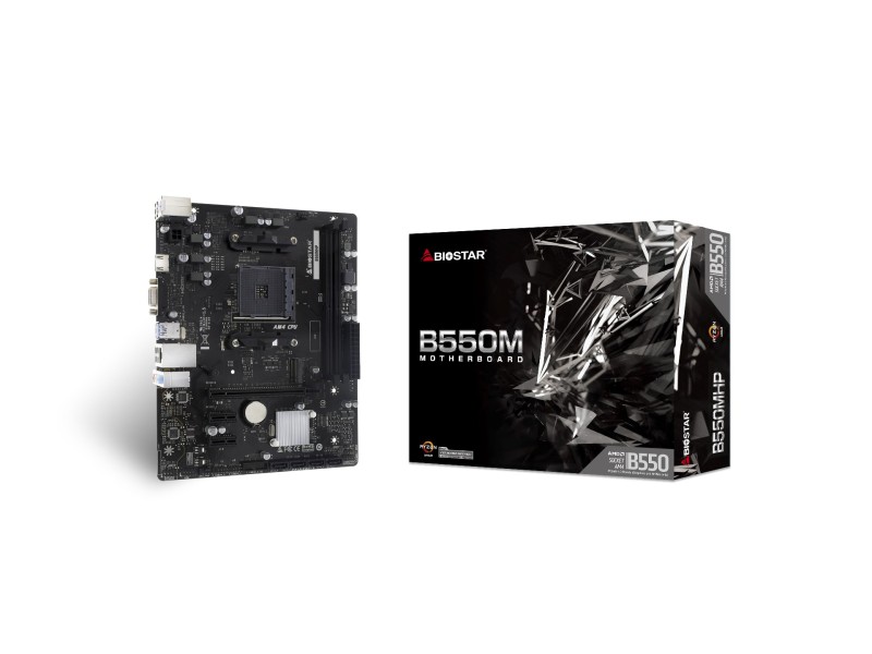 Biostar B550MHP motherboard AMD B550 Socket AM4 micro ATX B550MHP – Biostar Дънни платки