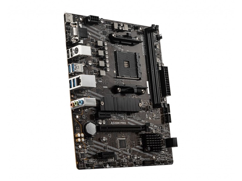 MSI A520M PRO Socket AM4 micro ATX A520M PRO AM4 2DDR4 – MSI  Дънни платки