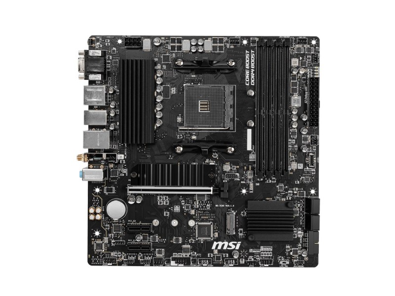 MSI B550M PRO-VDH WIFI motherboard AMD B550 Socket AM4 micro ATX 7C95-001R – MSI  Дънни платки