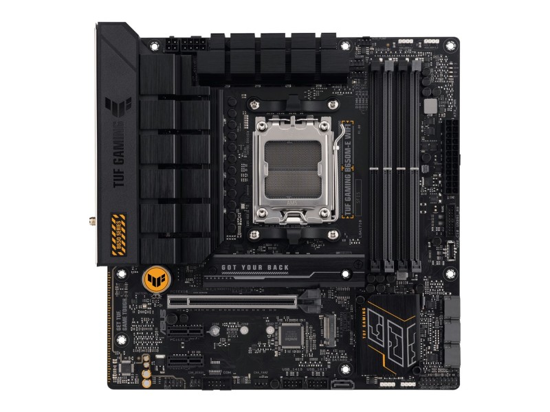 ASUS TUF GAMING B650M-E WIFI AMD B650 Socket AM5 micro ATX 90MB1FV0-M0EAY0 – ASUS Дънни платки