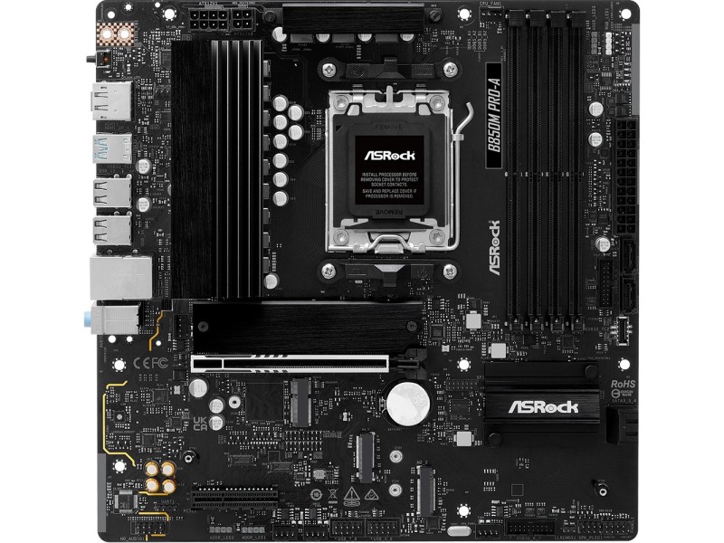 Asrock B850M Pro-A AMD B850 Socket AM5 micro ATX B850M Pro-A – ASROCK Дънни платки
