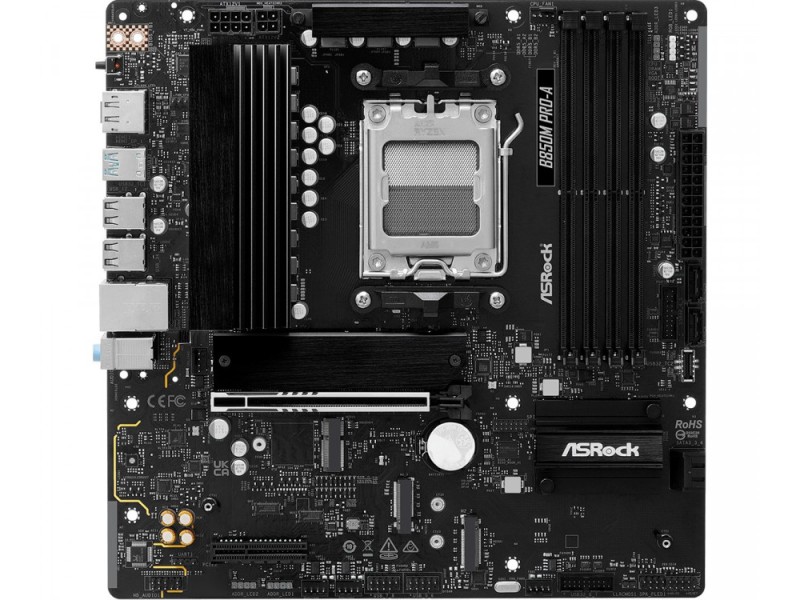 Asrock B850M Pro-A AMD B850 Socket AM5 micro ATX B850M Pro-A – ASROCK Дънни платки