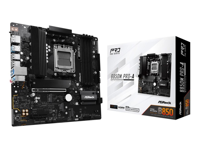 Asrock B850M Pro-A AMD B850 Socket AM5 micro ATX B850M Pro-A – ASROCK Дънни платки