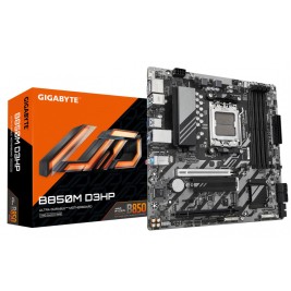 GIGABYTE B850M D3HP Motherboard - AMD Ryzen 9000 Series CPUs, 5+2+2 Phases Digital VRM, up to 8200MHz DDR5 (OC), 1xPCIe 5.0 + 1xPCIe 4.0 M.2, GbE LAN, USB 3.2 Gen 2