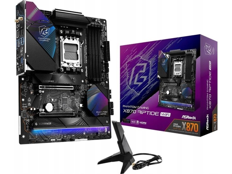 Motherboard - ASRock X870 Riptide WiFi X870 Riptide WiFi – ASROCK Дънни платки