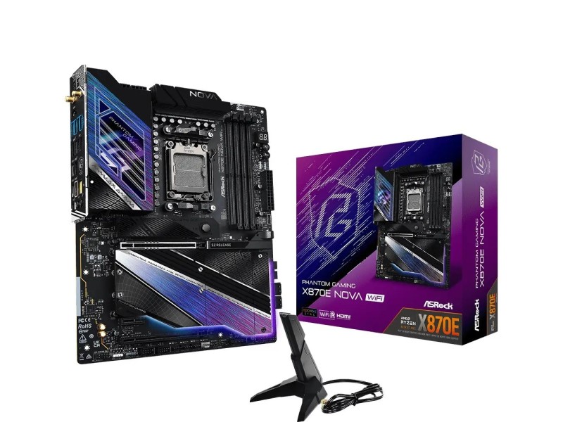 Motherboard - ASRock X870E Nova WiFi X870E Nova WiFi – ASROCK Дънни платки