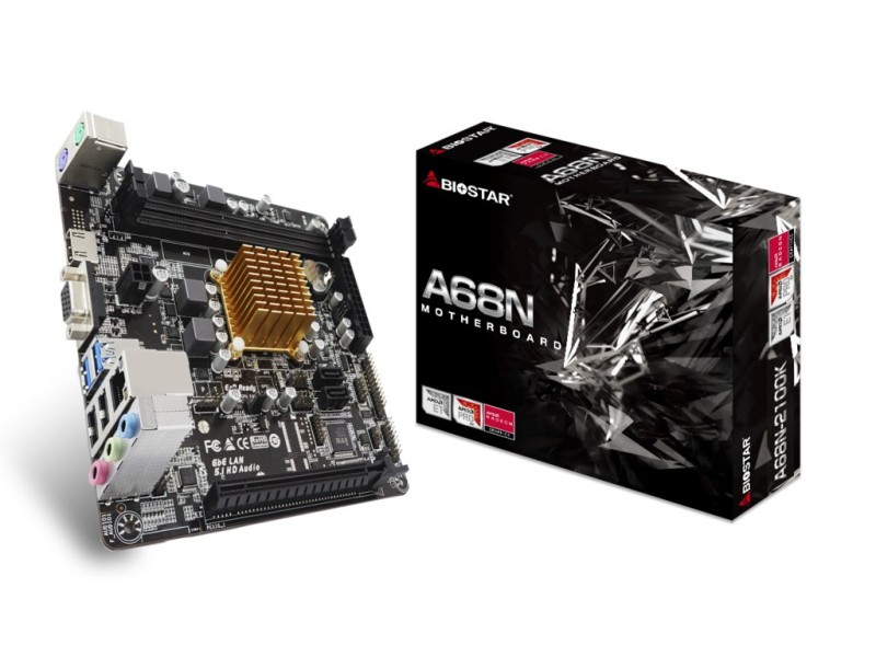 Biostar A68N-2100K motherboard mini ITX A68N-2100K – Biostar Дънни платки