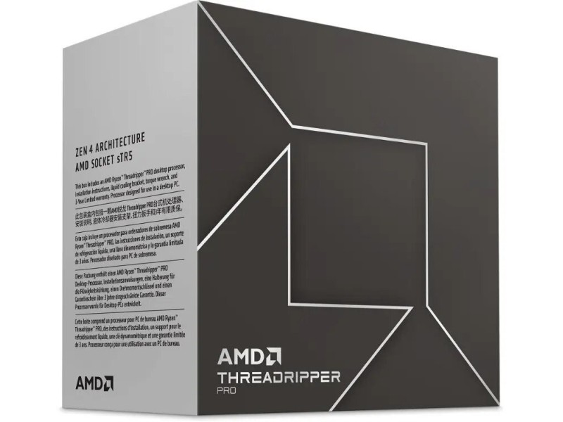 PROCESSOR AMD THREADRIPPER PRO 7965WX (24C/48T) 4.2 GHZ (5.3 GHZ TURBO) SOCKET STR5 TDP 350W TRAY 100-000000885 – AMD Процесори