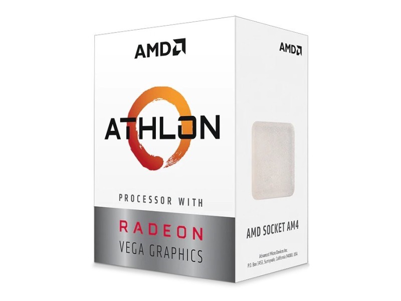 AMD Athlon 3000G processor 3.5 GHz 4 MB L3 YD3000C6M2OFB – AMD Процесори