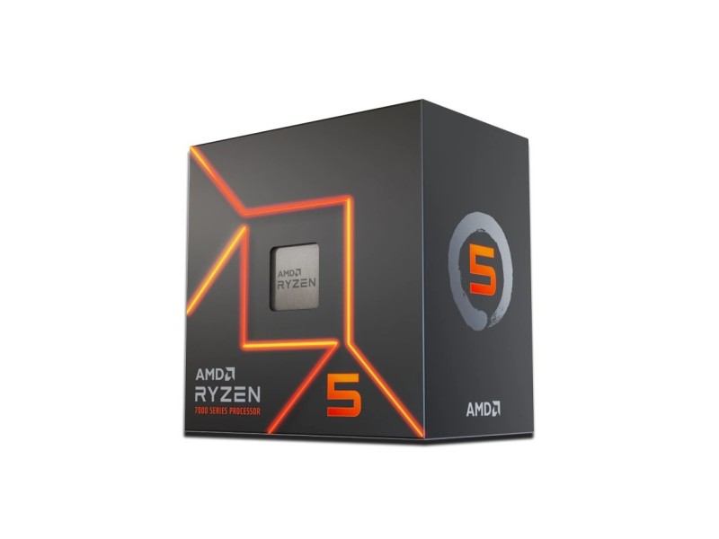 AMD Ryzen 5 7600 processor 3.8 GHz 32 MB L2 & L3 100-100001015BOX – AMD Процесори