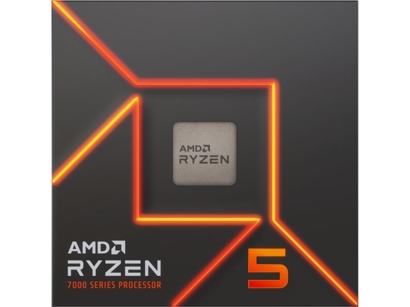 AMD Ryzen 5 7600X processor 4.7 GHz 32 MB L3 Box 100-100000593WOF – AMD Процесори