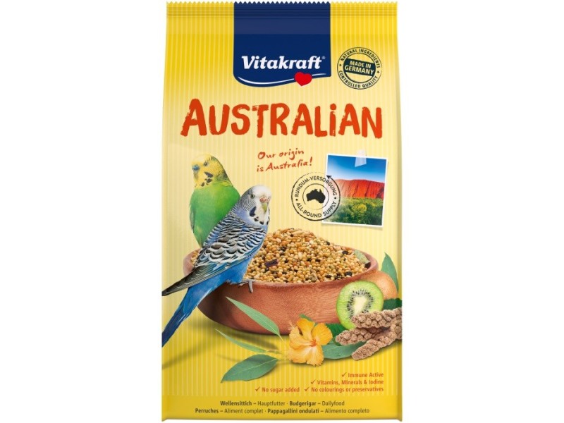 VITAKRAFT Australian - food for budgerigar - 800g PTAVKAPOK0001 – Vitakraft Храна за птици