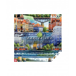 Good Loot Imagination Puzzle: Tytus Brzozowski Warsaw Bridges (1000 elements)