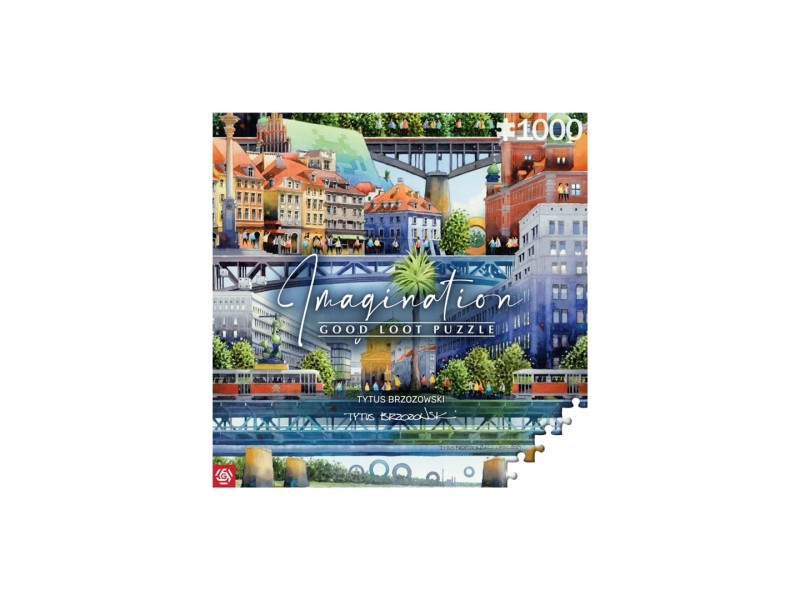 Good Loot Imagination Puzzle: Tytus Brzozowski Warsaw Bridges (1000 elements) 5908305239666 – Cenega Publishing Пъзели