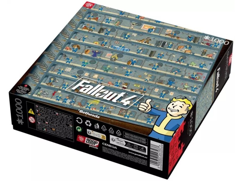 Puzzle Good Loot Gaming - Fallout 4: Perk Poster 1000 pc(s) PUZCENTRA0022 – Cenega Publishing Пъзели