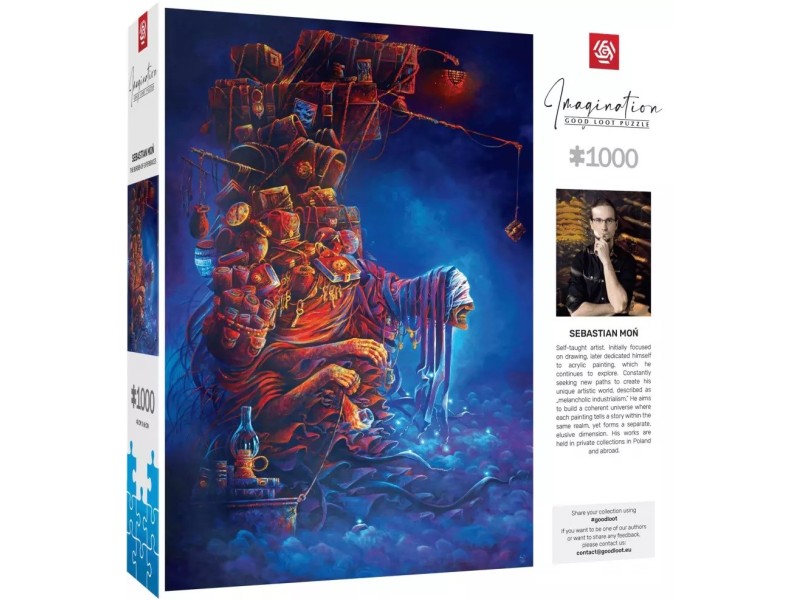 Puzzle Good Loot Imagination - Sebastian Moń: The burden of experiences 1000 pc(s) Puzzle Good Loot Imagination - Sebastian Moń: The burden of experiences 1000 pc(s) PUZCENTRA0028 – Cenega Publishing Пъзели