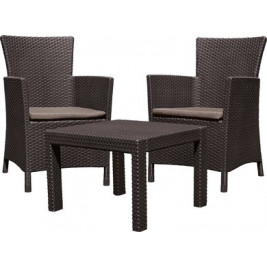 Keter Rosario outdoor furniture set Brown