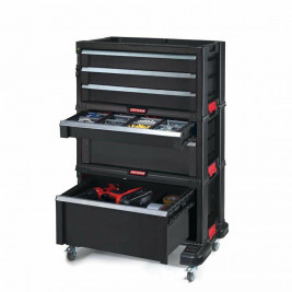 KETER BOOKCASE 6 DRAWERS TOOL CHEST SET