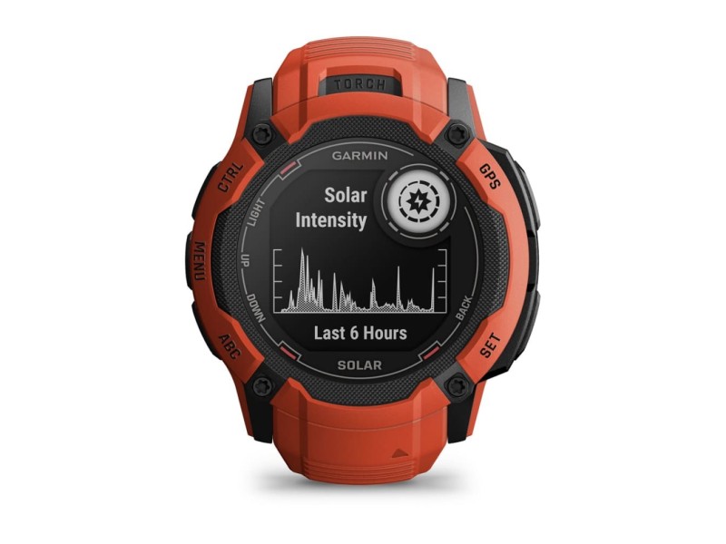 Garmin Instinct 2X Solar 2.79 cm (1.1) MIP 50 mm Digital 176 x 176 pixels Touchscreen Red GPS (satellite) 010-02805-01 – Garmin Спортни часовници
