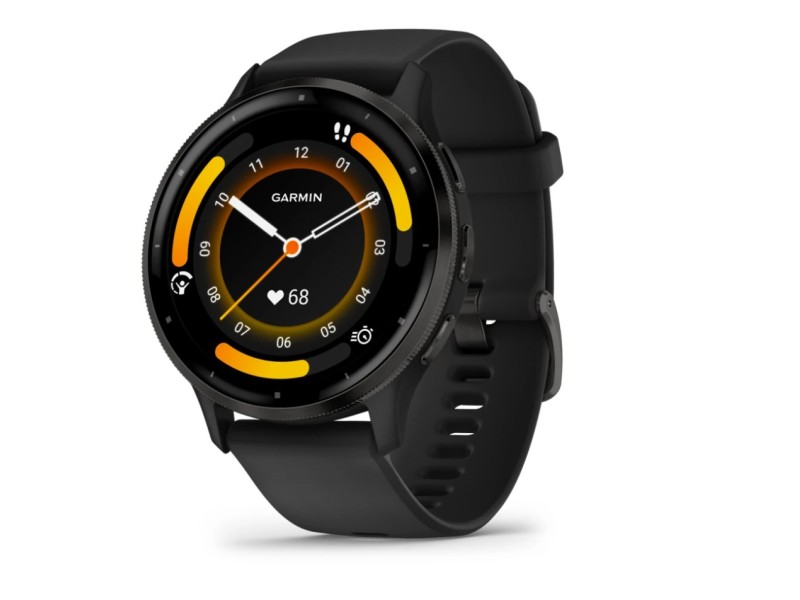 Garmin Venu 3 3.56 cm (1.4) AMOLED 45 mm Digital 454 x 454 pixels Touchscreen Black Wi-Fi GPS (satellite) 010-02784-01 – Garmin Спортни часовници