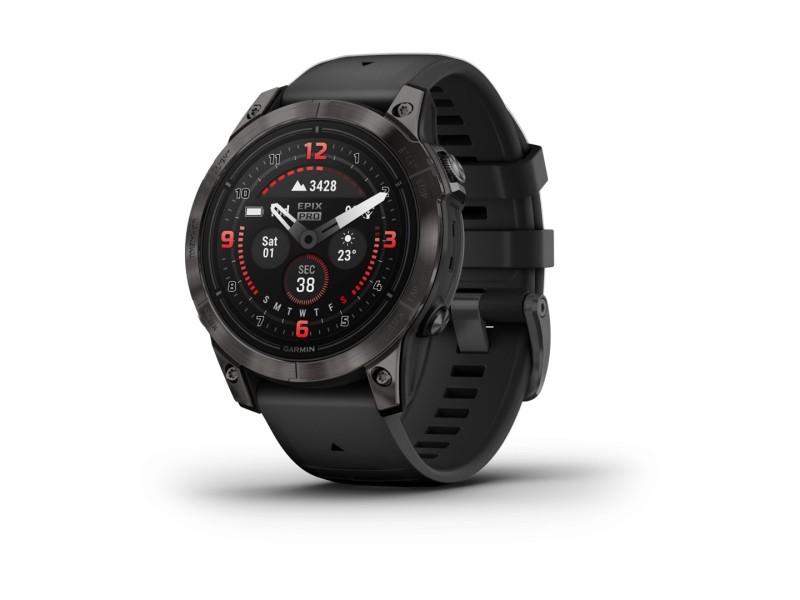 Garmin epix Pro (Gen 2) Sapphire Edition 3.3 cm (1.3) AMOLED 47 mm Digital 416 x 416 pixels Touchscreen Black Wi-Fi GPS (satellite) 010-02803-11 – Garmin Спортни часовници