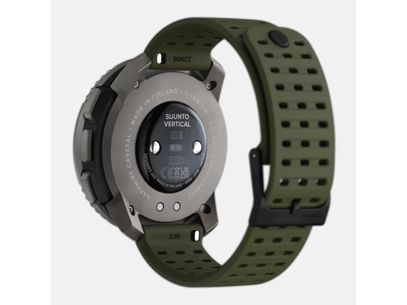 Suunto Vertical 3.56 cm (1.4) Dot-matrix 49 mm 280 x 280 pixels Touchscreen Black GPS (satellite) SS050859000 – Suunto Спортни часовници