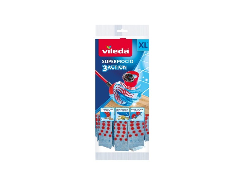 Mop Refill Vileda 3Action Velour XL 167968 – VILEDA Принадлежности за почистване