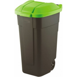 Curver 214125 trash can 110 L Rectangular Plastic Black,Green