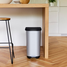ROTHO Ribo White - pedal bin – 35l