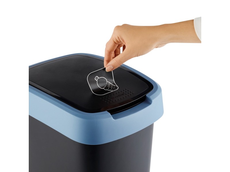 ROTHO Twist Blue - trash bin – 25l SPDROHKIW0040 – rotho Кошчета за боклук