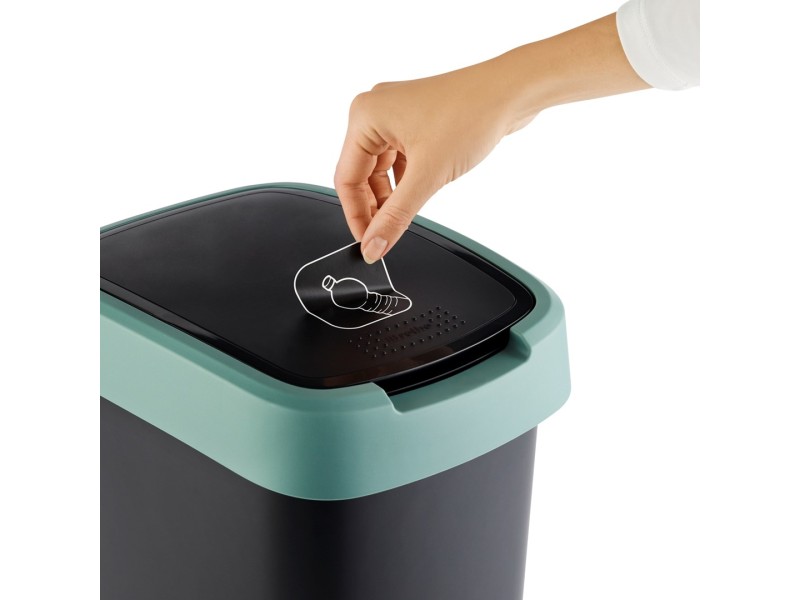 ROTHO Twist Green - trash bin – 10l SPDROHKIW0034 – rotho Кошчета за боклук