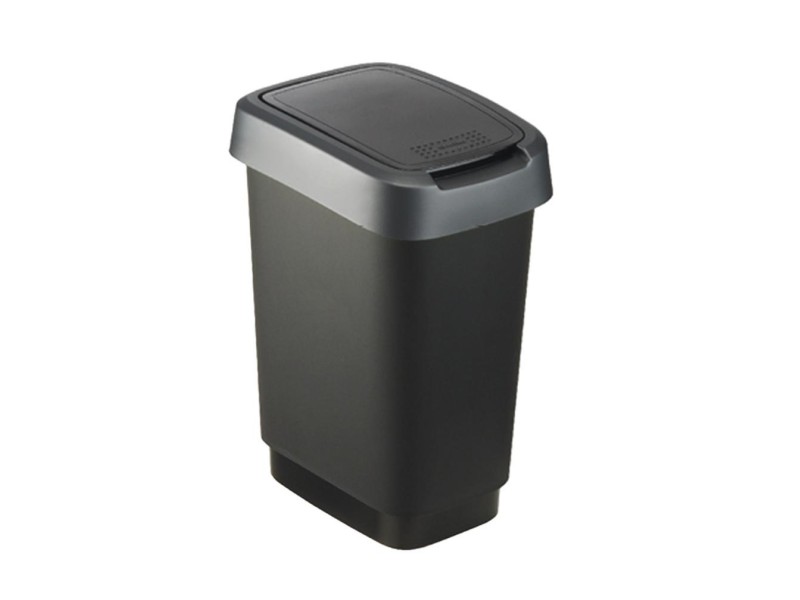 ROTHO Twist Silver - trash bin – 10l SPDROHKIW0037 – rotho Кошчета за боклук