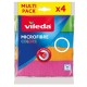 Cleaning Clothes Vileda Microfiber Colors 4 pc(s) 155717 – VILEDA Принадлежности за почистване