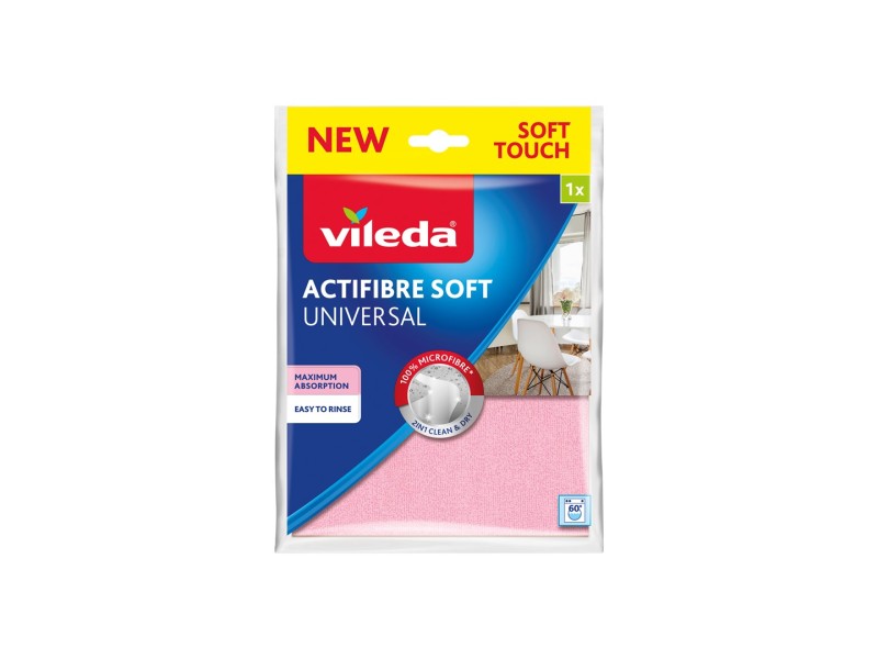 Cloth Vileda Actifibre Soft 1 pc(s) 171805 – VILEDA Принадлежности за почистване