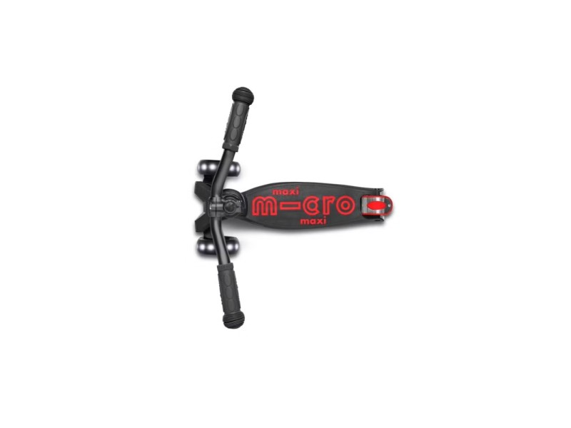 Maxi Micro Deluxe Pro LED scooter Black Red MMD136 –  Детски велосипеди, триколки, скейтбордове и тротинетки