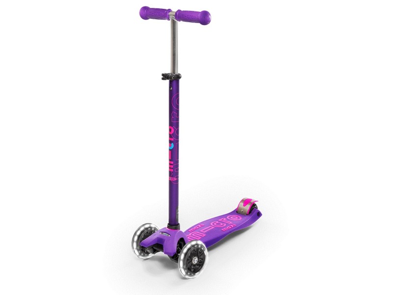 Micro Mobility Maxi Micro Deluxe LED Kids Classic scooter Purple MMD066 –  Детски велосипеди, триколки, скейтбордове и тротинетки